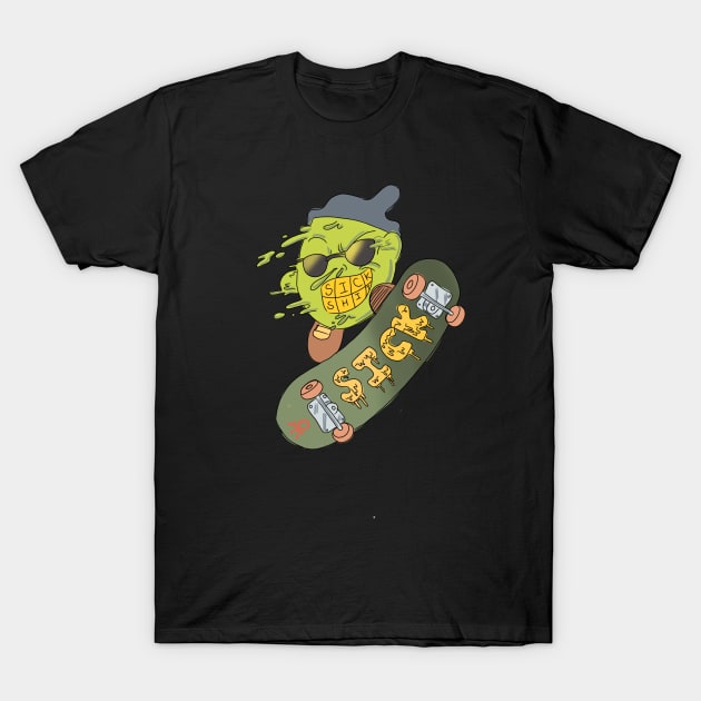 booger skater T-Shirt by Thearchian